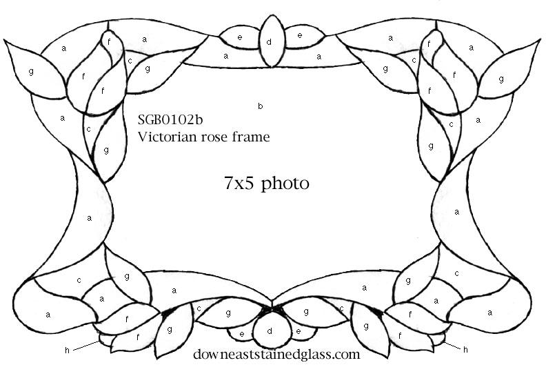 roses photo frame pattern