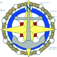Nautical stained
                  glass pattern