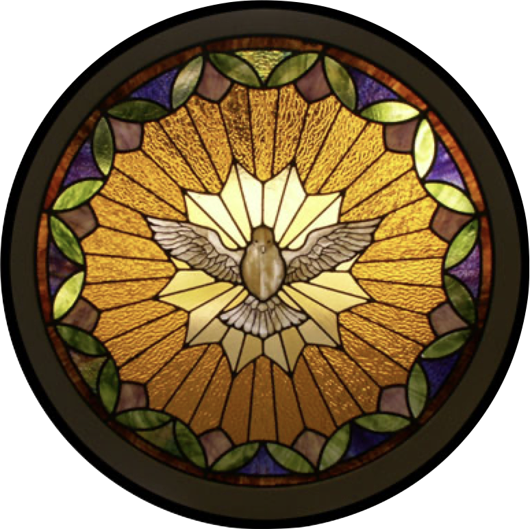 Holy Spirit Stained
                  Glass